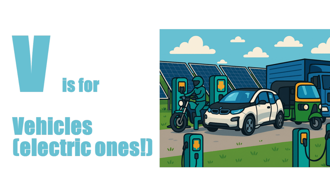 image of vehicles in queue at charging points